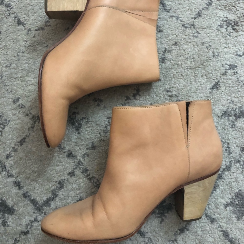 Rachel Comey Nude Leather Booties